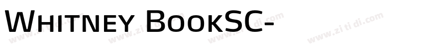 Whitney BookSC字体转换